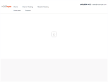 Tablet Screenshot of hostmyte.com